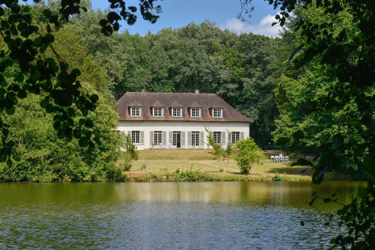 La Genetiere - Grande Maison Avec Etang En Sologne Mery-es-Bois ภายนอก รูปภาพ